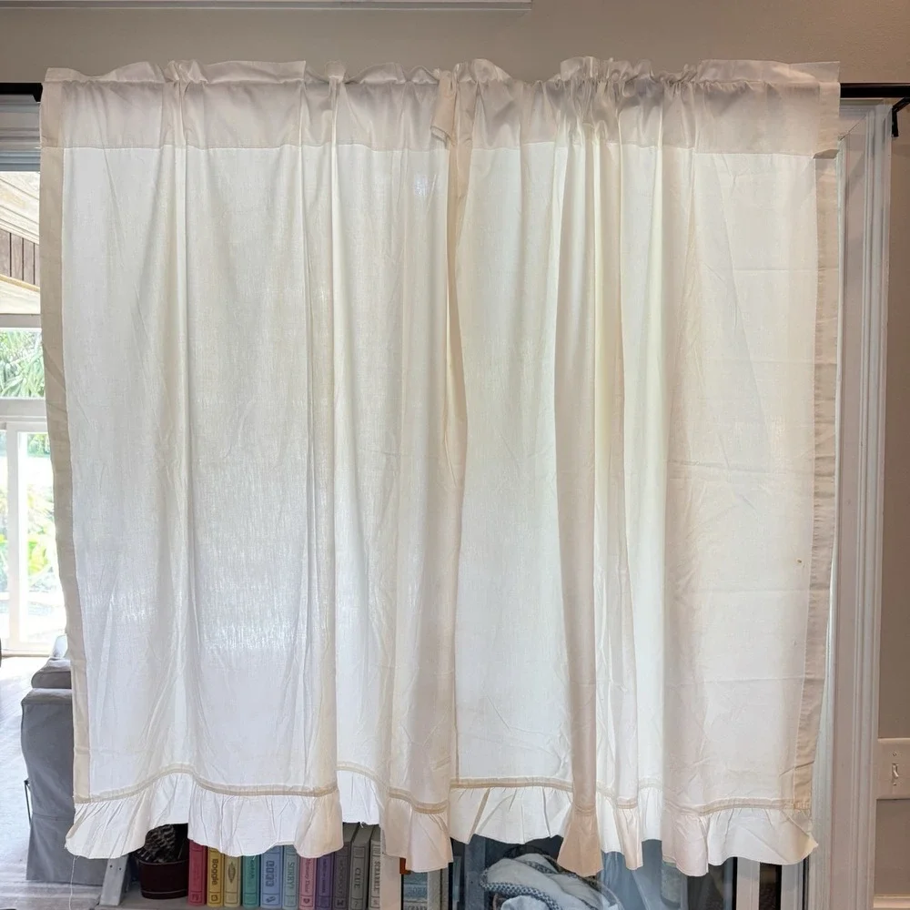 VTG Wabasso Ruffled Curtain Panels 90